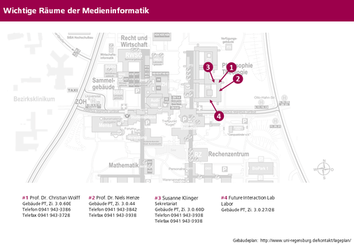 Lageplan Medieninformatik