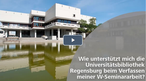 Aussenansicht Gebäude Zentralbibliothek, Uni-See
